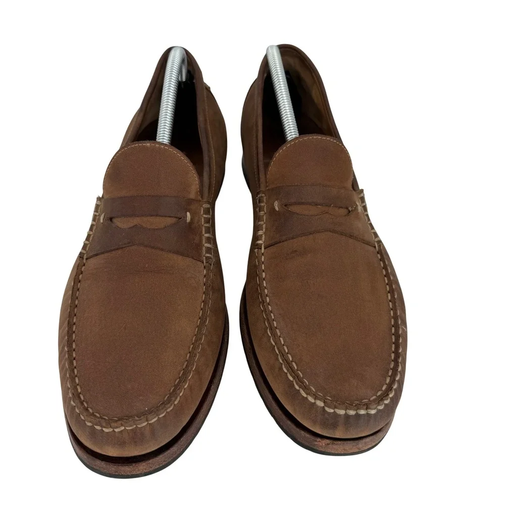 Johnston & Murphy‎ Penny Loafers Quiet Luxury Menswear Ivy League 12M Sheepskin